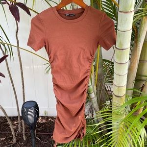 Burnt Orange Zara dress